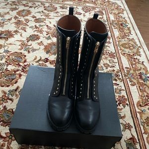 Coach Black Leather Boots